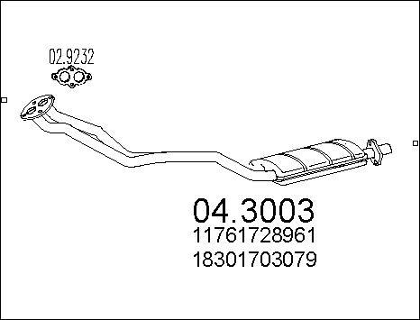 MTS 04.3003 - Katalizators autodraugiem.lv