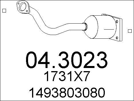MTS 04.3023 - Katalizators autodraugiem.lv