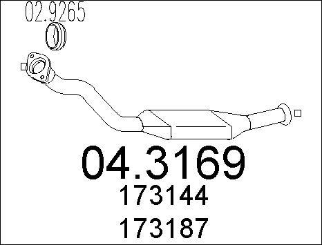 MTS 04.3169 - Katalizators autodraugiem.lv