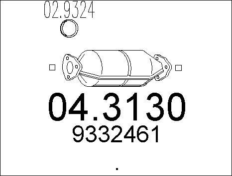 MTS 04.3130 - Katalizators autodraugiem.lv