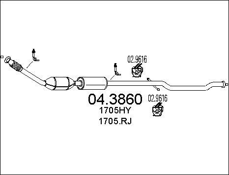 MTS 04.3860 - Katalizators autodraugiem.lv