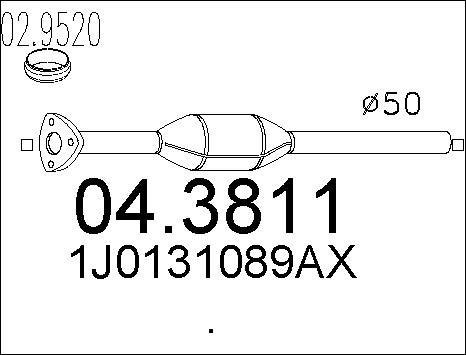 MTS 04.3811 - Katalizators autodraugiem.lv