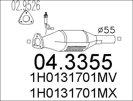 MTS 04.3355 - Katalizators autodraugiem.lv