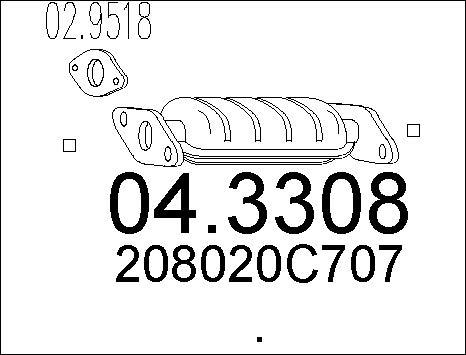 MTS 04.3308 - Katalizators autodraugiem.lv
