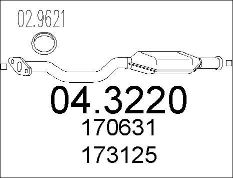 MTS 04.3220 - Katalizators autodraugiem.lv