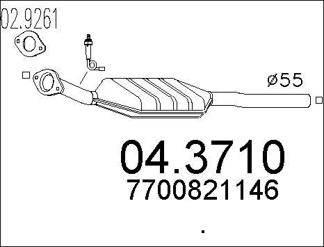 MTS 04.3710 - Katalizators autodraugiem.lv