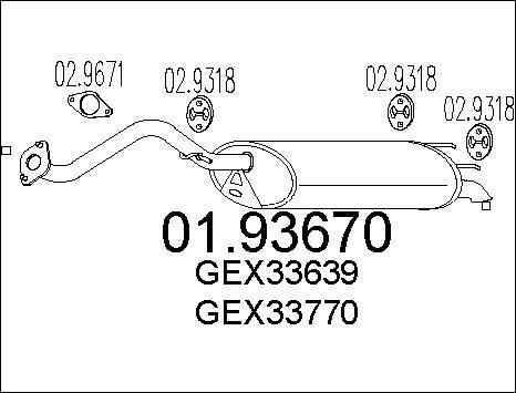 MTS 01.93670 - Izplūdes gāzu trokšņa slāpētājs (pēdējais) autodraugiem.lv