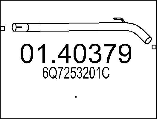 MTS 01.40379 - Izplūdes caurule autodraugiem.lv