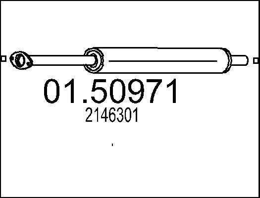 MTS 01.50971 - Vidējais izpl. gāzu trokšņa slāpētājs autodraugiem.lv