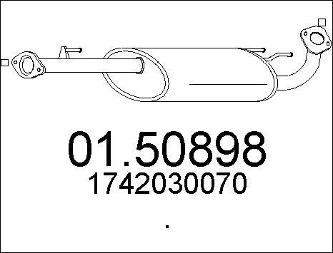 MTS 01.50898 - Vidējais izpl. gāzu trokšņa slāpētājs autodraugiem.lv