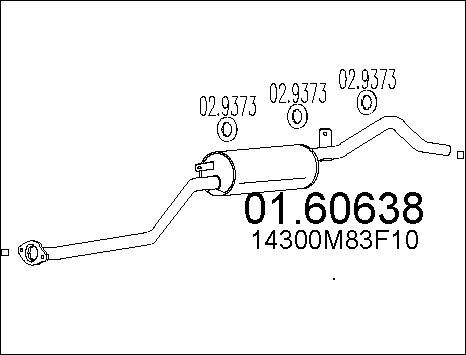 MTS 01.60638 - Izplūdes gāzu trokšņa slāpētājs (pēdējais) autodraugiem.lv