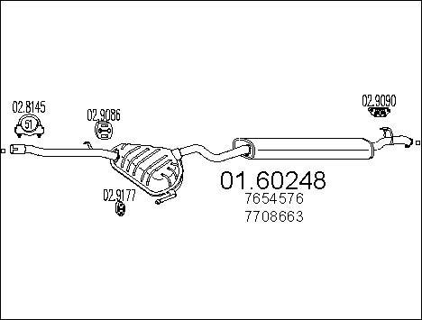 MTS 01.60248 - Izplūdes gāzu trokšņa slāpētājs (pēdējais) autodraugiem.lv