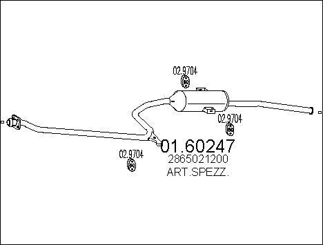 MTS 01.60247 - Izplūdes gāzu trokšņa slāpētājs (pēdējais) autodraugiem.lv