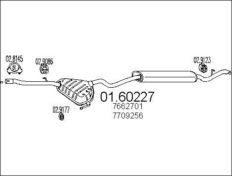 MTS 01.60227 - Izplūdes gāzu trokšņa slāpētājs (pēdējais) autodraugiem.lv