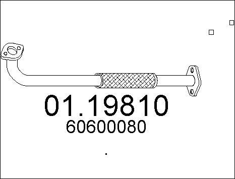 MTS 01.19810 - Izplūdes caurule autodraugiem.lv