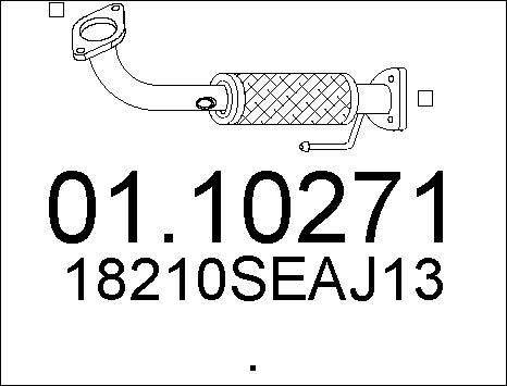 MTS 01.10271 - Izplūdes caurule autodraugiem.lv