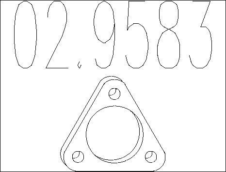 MTS 02.9583 - Blīve, Izplūdes caurule autodraugiem.lv