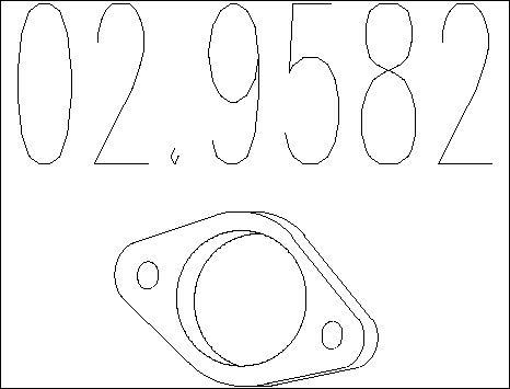 MTS 02.9582 - Blīve, Izplūdes caurule autodraugiem.lv