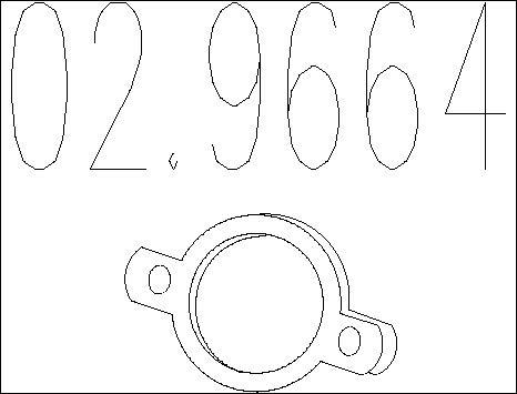 MTS 02.9664 - Blīve, Izplūdes caurule autodraugiem.lv