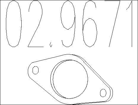 MTS 02.9671 - Blīve, Izplūdes caurule autodraugiem.lv