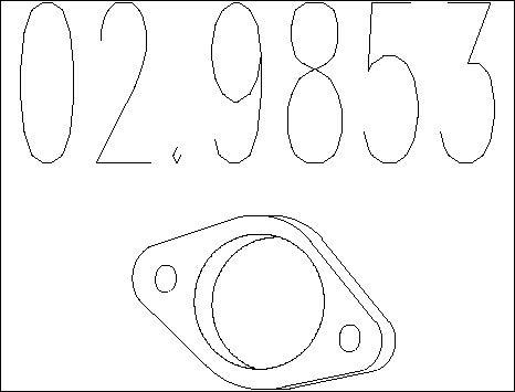 MTS 02.9853 - Blīve, Izplūdes caurule autodraugiem.lv