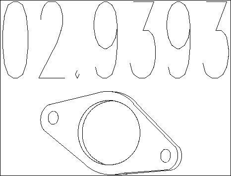 MTS 02.9393 - Blīve, Izplūdes caurule autodraugiem.lv