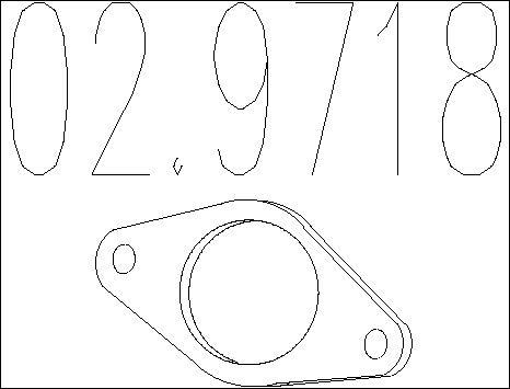 MTS 02.9718 - Blīve, Izplūdes caurule autodraugiem.lv