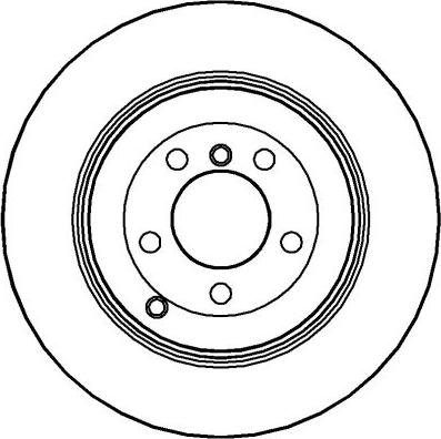 DJ Parts BD2358 - Bremžu diski autodraugiem.lv