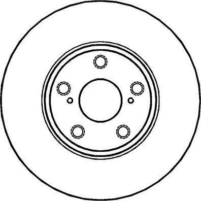 DJ Parts BD2692 - Bremžu diski autodraugiem.lv