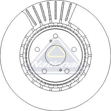 National NBD2175 - Bremžu diski autodraugiem.lv