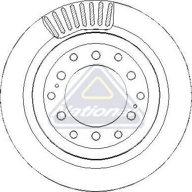National NBD2370 - Bremžu diski autodraugiem.lv
