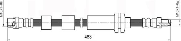 National NBH6095 - Bremžu šļūtene autodraugiem.lv