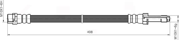 National NBH6054 - Bremžu šļūtene autodraugiem.lv