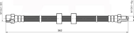 National NBH6038 - Bremžu šļūtene autodraugiem.lv