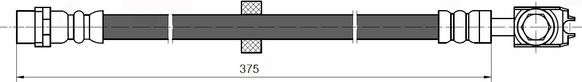 National NBH6032 - Bremžu šļūtene autodraugiem.lv