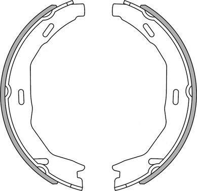 National NS4091 - Bremžu loku komplekts autodraugiem.lv