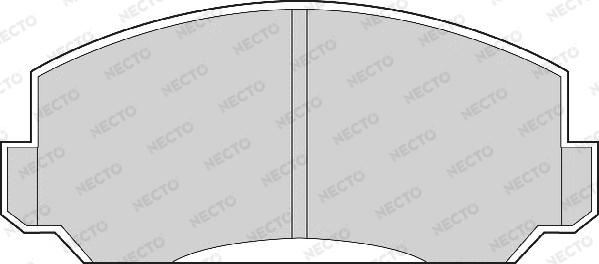 Necto FD904A - Bremžu uzliku kompl., Disku bremzes autodraugiem.lv