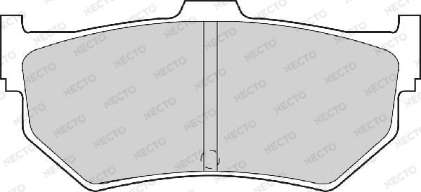 Necto FD900A - Bremžu uzliku kompl., Disku bremzes autodraugiem.lv