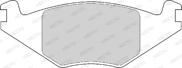 Necto FD4150A - Bremžu uzliku kompl., Disku bremzes autodraugiem.lv
