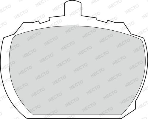 Necto FD571V - Bremžu uzliku kompl., Disku bremzes autodraugiem.lv