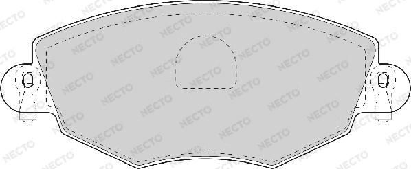 Necto FD6931A - Bremžu uzliku kompl., Disku bremzes autodraugiem.lv