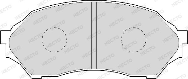 Necto FD6938A - Bremžu uzliku kompl., Disku bremzes autodraugiem.lv