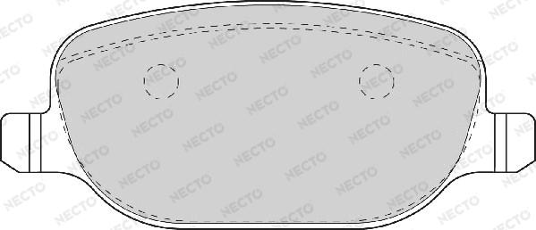 Necto FD6933A - Bremžu uzliku kompl., Disku bremzes autodraugiem.lv