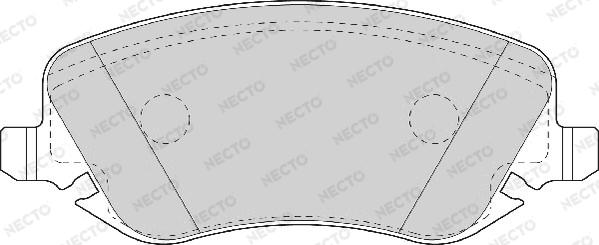Necto FD6932A - Bremžu uzliku kompl., Disku bremzes autodraugiem.lv