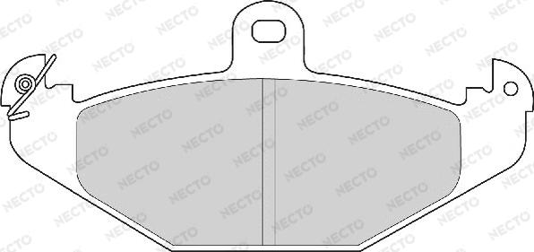 Necto FD6970A - Bremžu uzliku kompl., Disku bremzes autodraugiem.lv