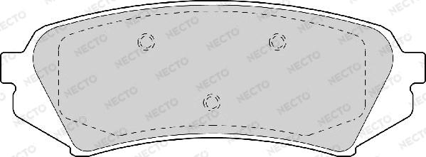 Necto FD6978A - Bremžu uzliku kompl., Disku bremzes autodraugiem.lv
