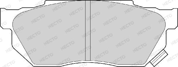 Necto FD6460A - Bremžu uzliku kompl., Disku bremzes autodraugiem.lv