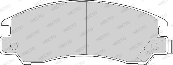 Necto FD6463A - Bremžu uzliku kompl., Disku bremzes autodraugiem.lv