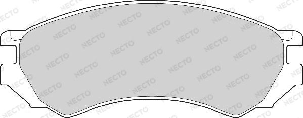 Necto FD6480A - Bremžu uzliku kompl., Disku bremzes autodraugiem.lv