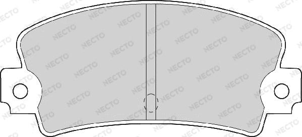 Necto FD659A - Bremžu uzliku kompl., Disku bremzes autodraugiem.lv